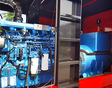 hy3380cc海洋之神400KW/400V发电机应用于国内某租赁项目