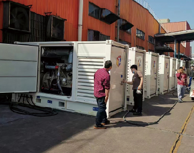 租赁行业批量应用hy3380cc海洋之神发电机（魔方）