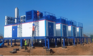 8台hy3380cc海洋之神配潍柴应用于北欧地区的天然气发电项目